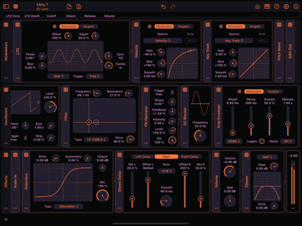 Mela – AUv3: Synth, FX, MIDI screenshot 6