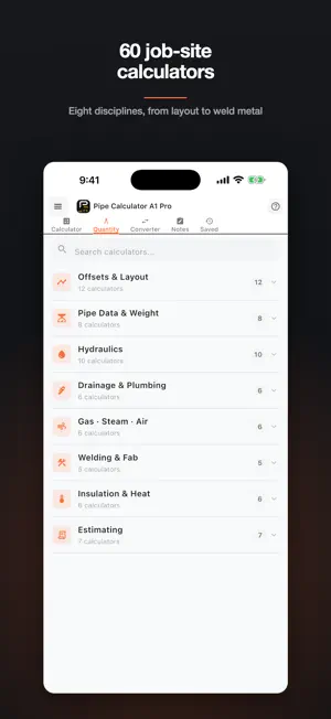 Pipe Calculator A1 Pro screenshot 3