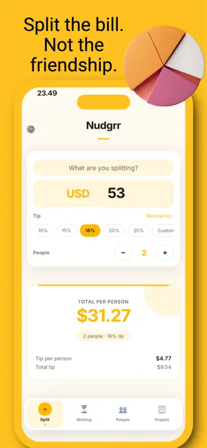 Nudgrr - Split Bills & Settle screenshot 2