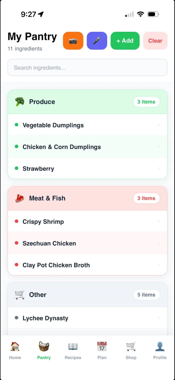Screenshot #3 pour Stock2Table Planner