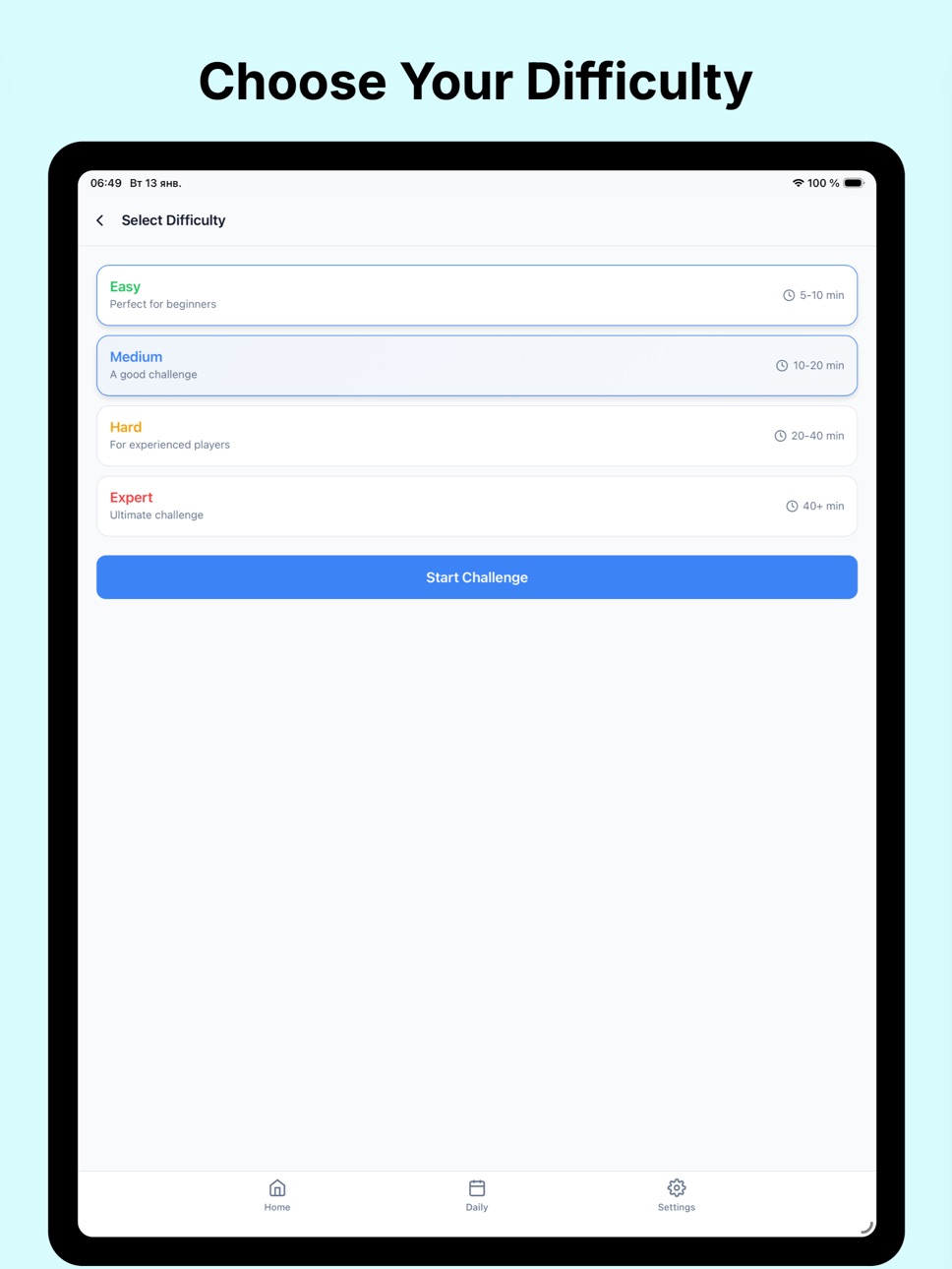 iPad screenshot