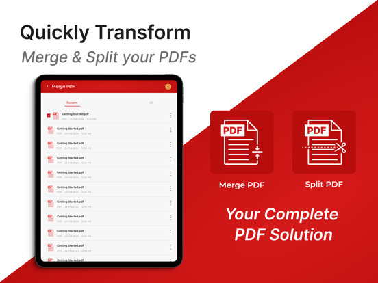 Convert to PDF : PDF Scanner iPad screenshot 5 - Productivity app