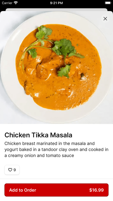 The Spice Delight Ohio iPhone screenshot 4 - Food & Drink app