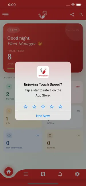 TouchSpeed Global positioning screenshot 1