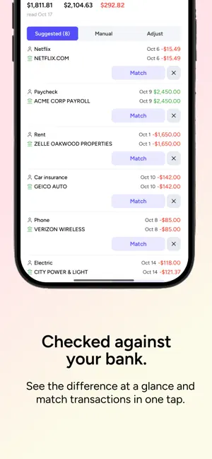 Cash Flow Calendar App screenshot 2