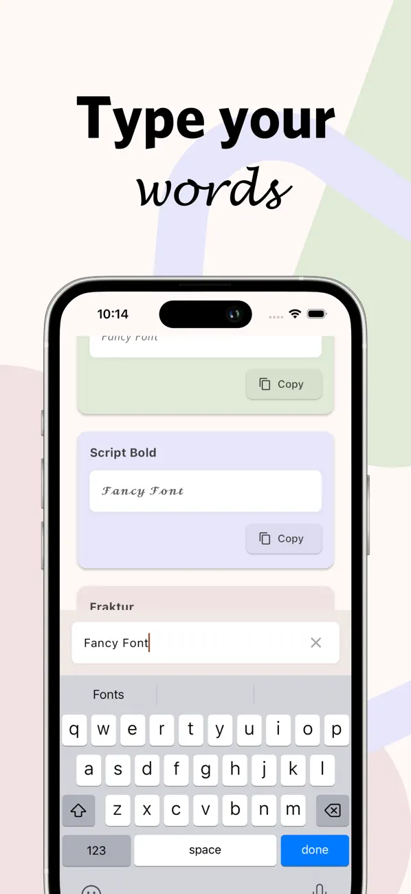 Screenshot #1 pour Fancier Fonts