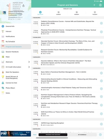 ASPEN26 iPad screenshot