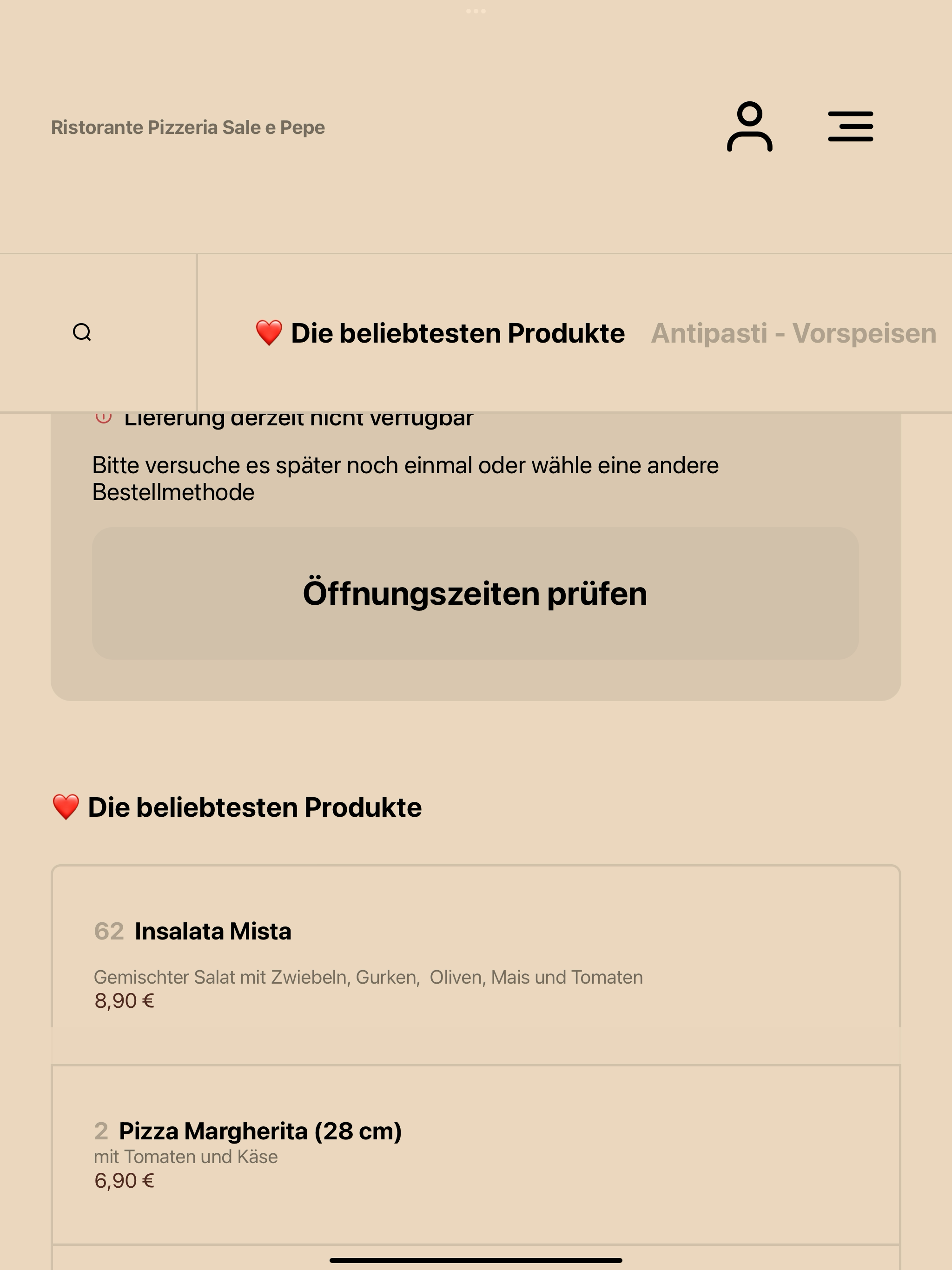 Ristorante Pizzeria Sale e Pep screenshot 6