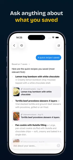 Salve: Save Videos & Recipes screenshot 4