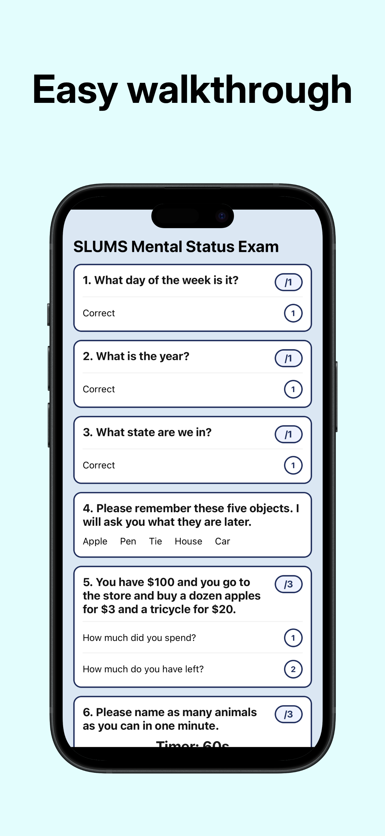 Cognitive Assessments screenshot 3