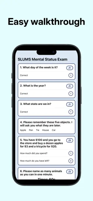 Cognitive Assessments screenshot 3
