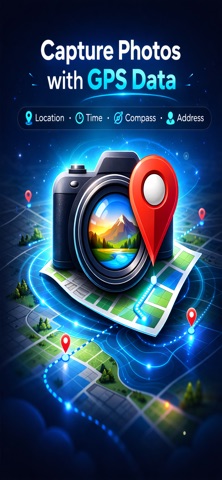 GPS Camera Map: Photo Stamp iPhone screenshot