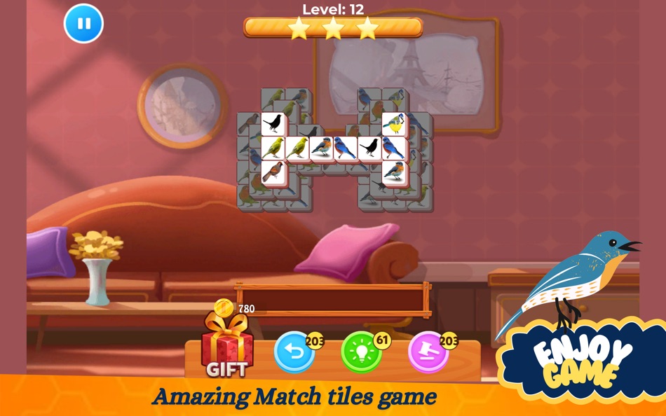 #2. Tile Master Bird Puzzle (macOS) 由: Sulman Hussain Khan