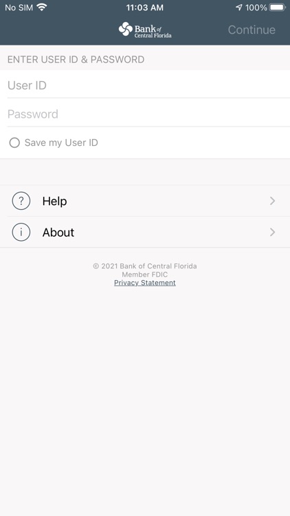 Bank of Central FL Personal