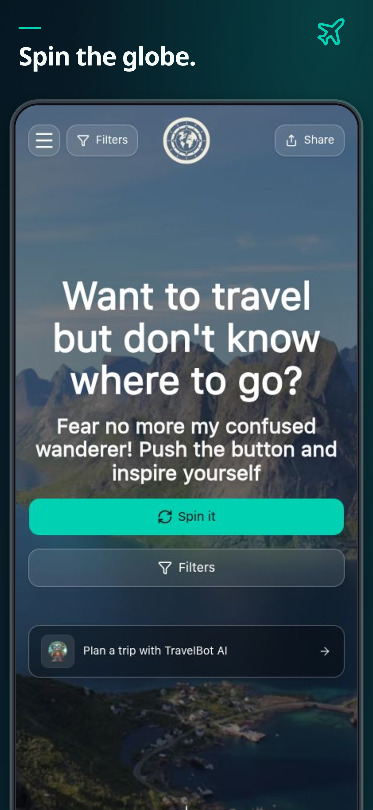 Earth Roulette: Trip Explorer screenshot 2