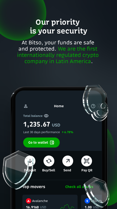 Bitso - Buy bitcoin easily Screenshot