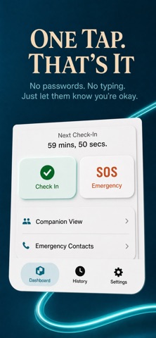 Safety Check In – Tetherd SOS Screenshot 2 of 3