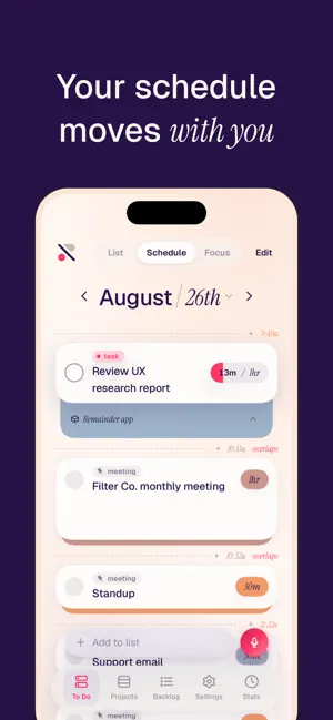 Remainder: Timebox To Do List screenshot 4