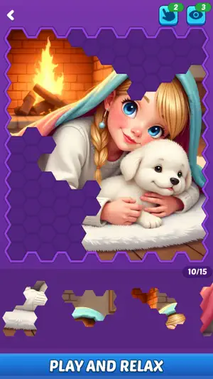 Hexa Jigsaw: Art Puzzles screenshot 2