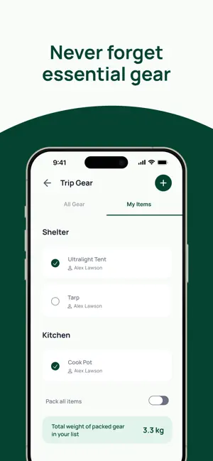 Backpack Hike: Trip Planner screenshot 3