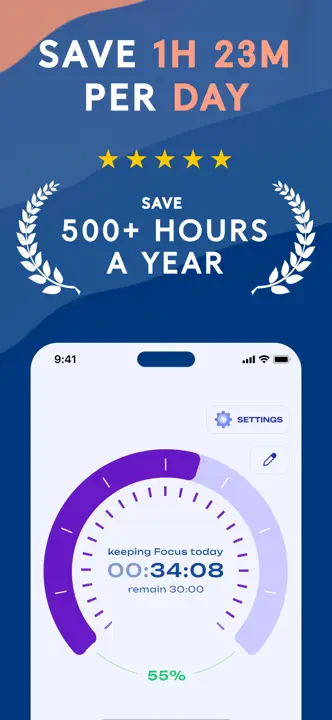 Limit screen time : capture d’écran 1 sur 8