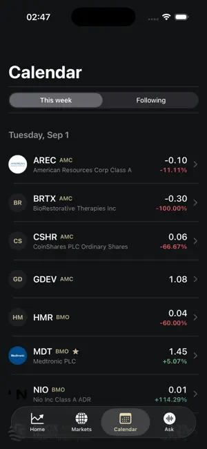 Lician — Stocks & Markets screenshot 3