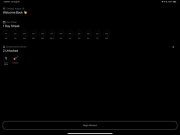 Simply - Workout App iPad screenshot