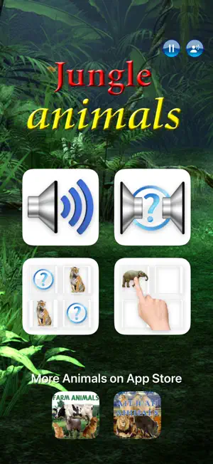 Jungle Animals: Sounds & Games screenshot 1