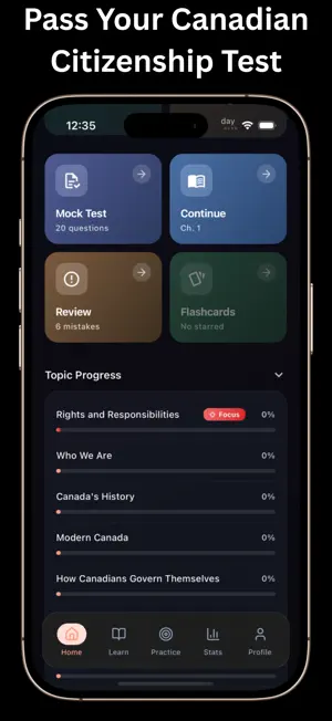 Canadian Citizenship 2026 Prep screenshot 1