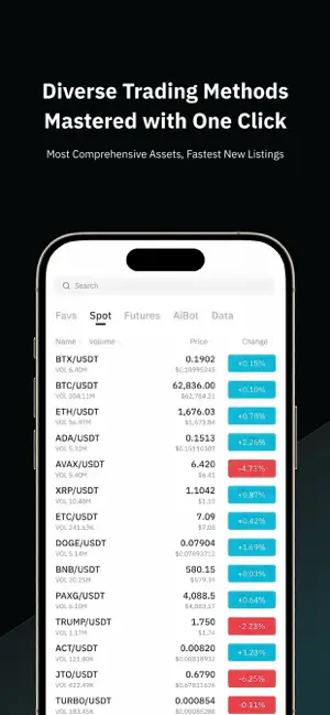 BitradeX：Buy Crypto & Stocks screenshot 4
