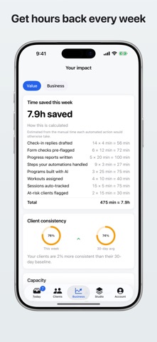 FitnessKit: PT Client Coach iPhone screenshot