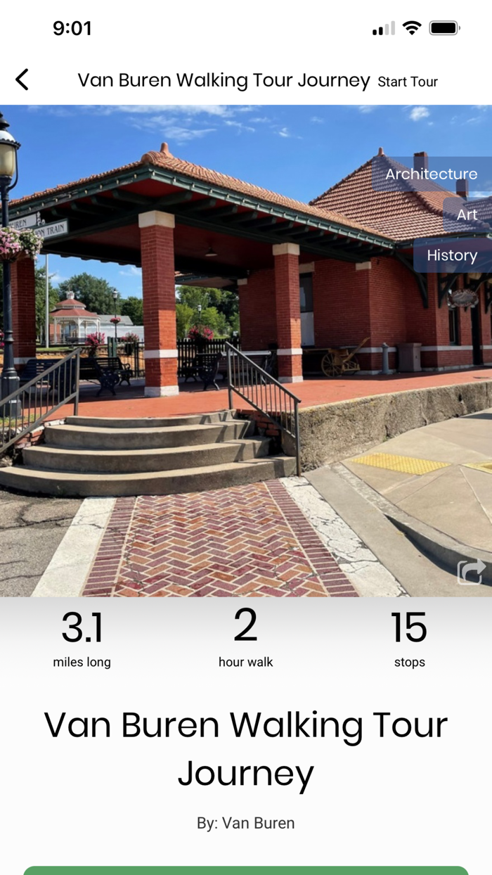 Van Buren Tour the City