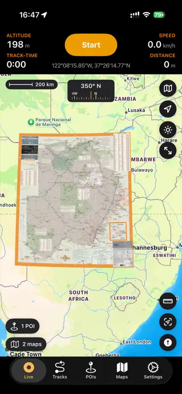 NomadTracks: GPS Map Tracker screenshot 7 of 8