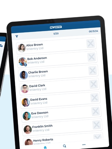 InVentry RollCall iPad screenshot