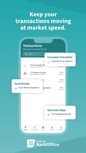 BoldTrail BackOffice screenshot 1