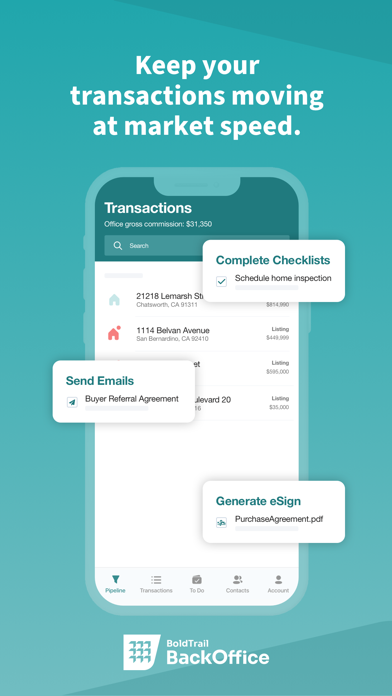 BoldTrail BackOffice Screenshot