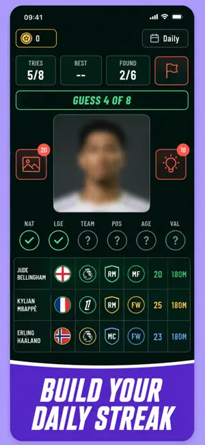 Football IQ: Player Quiz Game screenshot 2