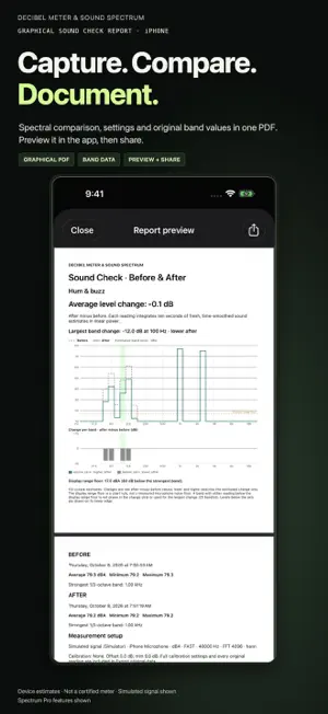 Decibel Meter & Sound Spectrum screenshot 4