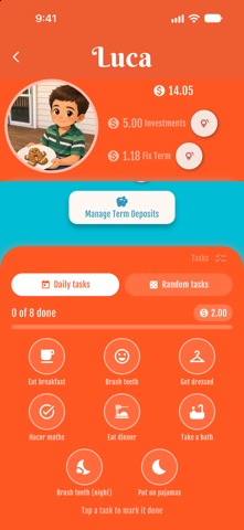 KitsWallet: Allowance & Chores Screenshot 3 of 9