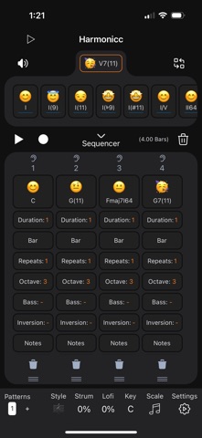 Harmonicc Chord Sequencer AUv3 screenshot