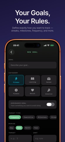 Echo - Speak, Track, Grow iPhone screenshot
