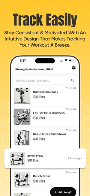 Lift Track - Lift It. Log It. screenshot 3