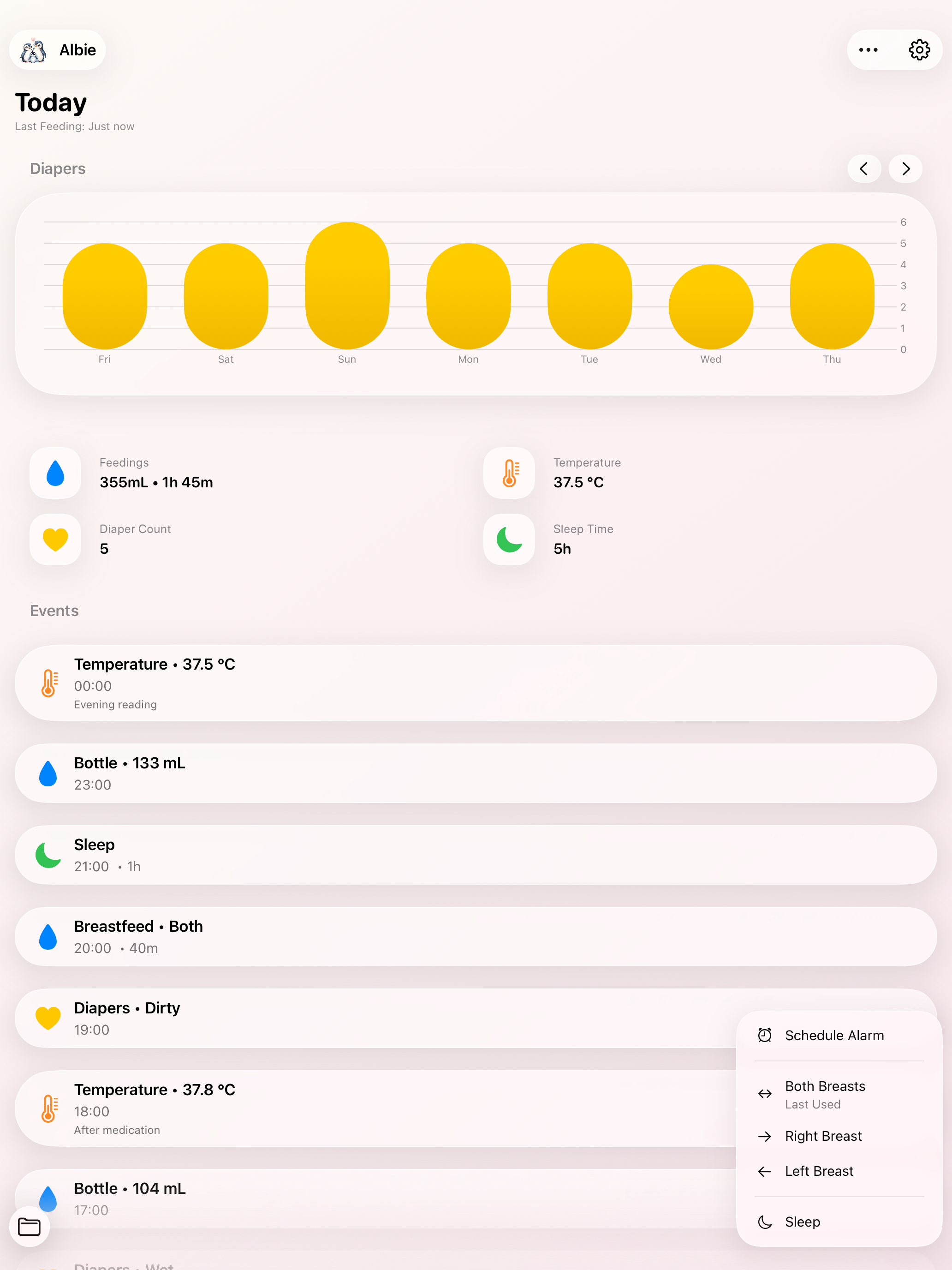 Baby Tracker: Albie screenshot 9