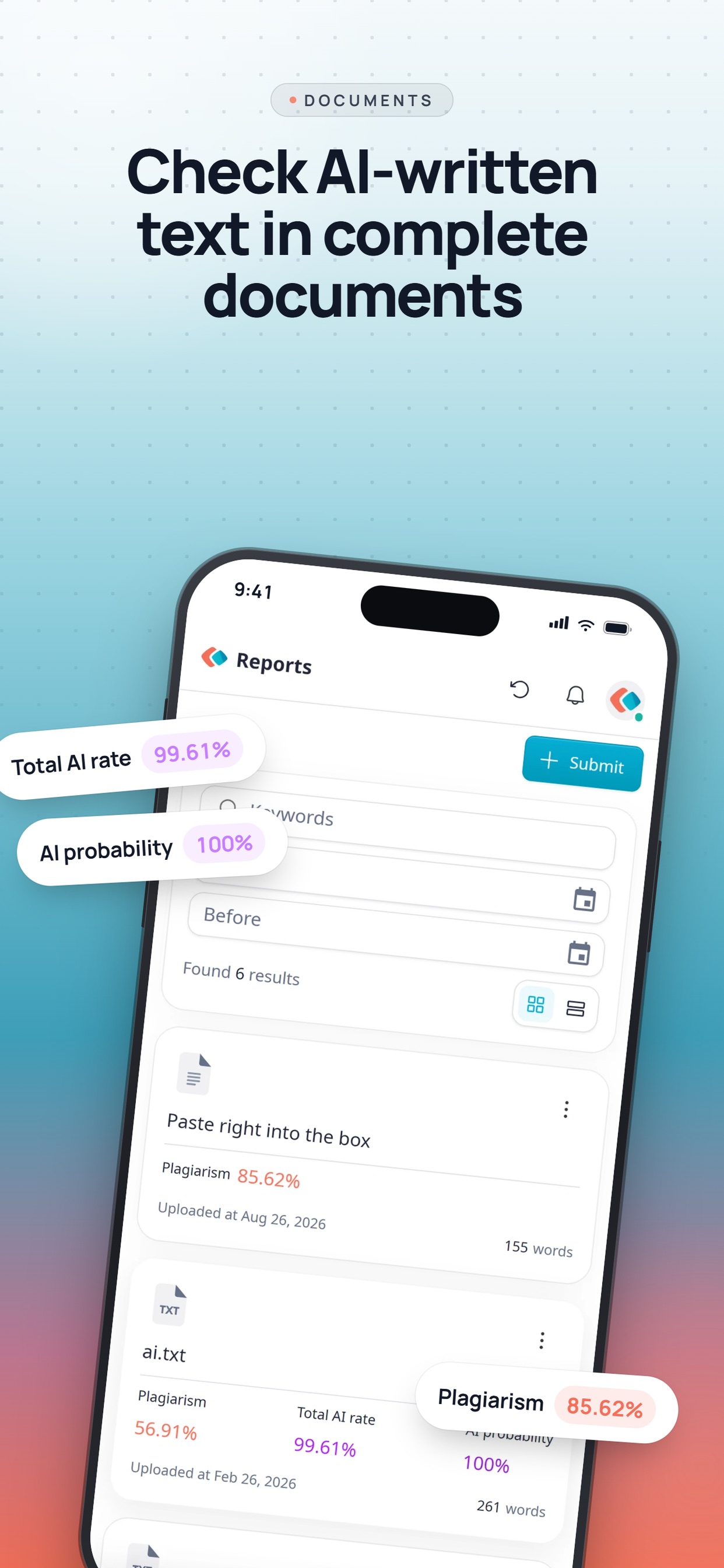 Screenshot 4 of PlagiarismSearch