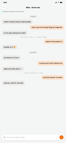 offGrd: offline messenger Screenshot 2 of 3