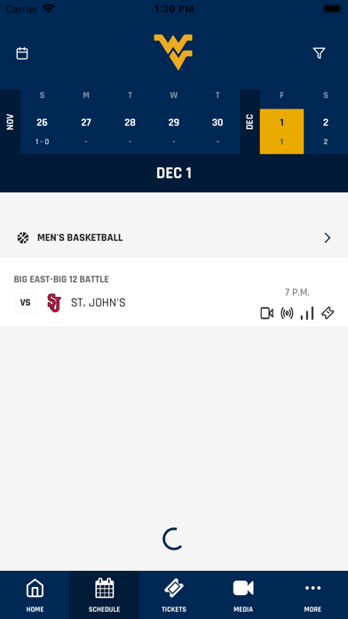 West Virginia Mountaineers Screenshot