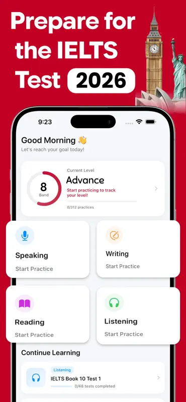 IELTS Prep App – Practice screenshot 1 of 6