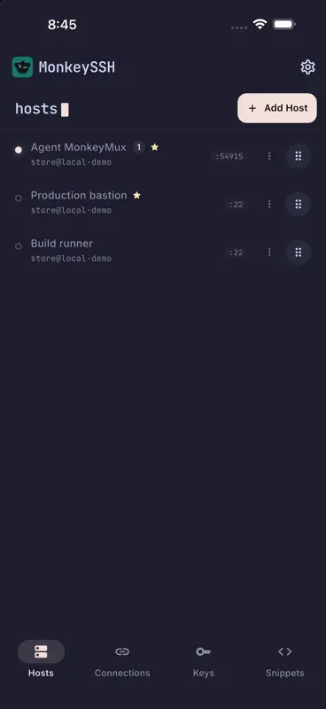 MonkeySSH screenshot 2 of 8