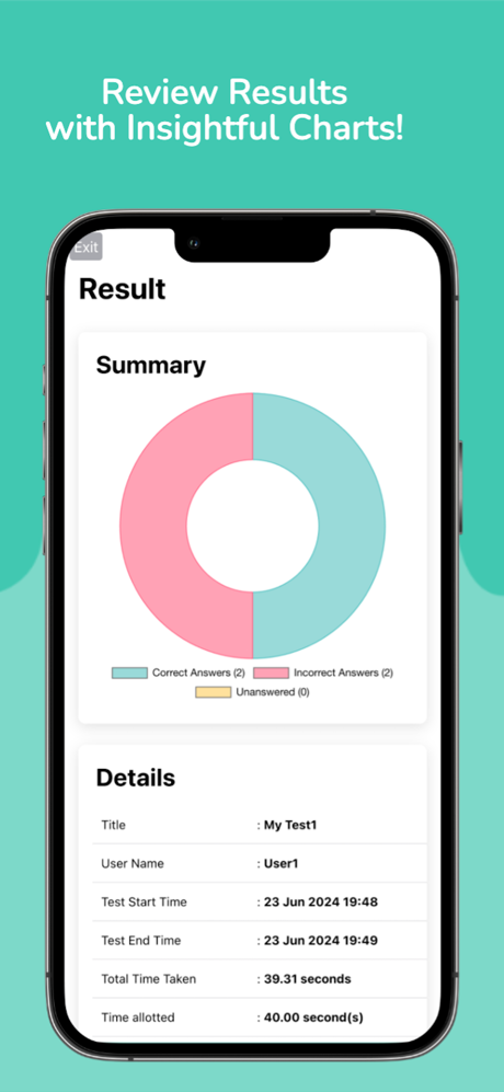 mTest - Mock Test screenshot 2
