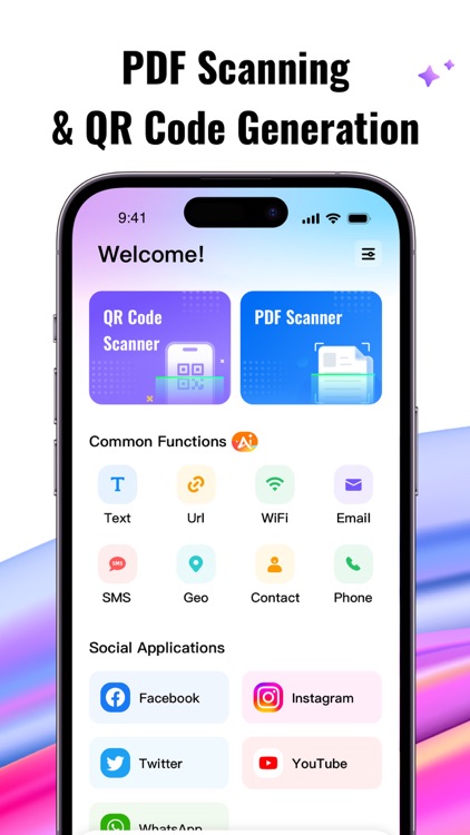 QR Scanner: PDF & Code Reader